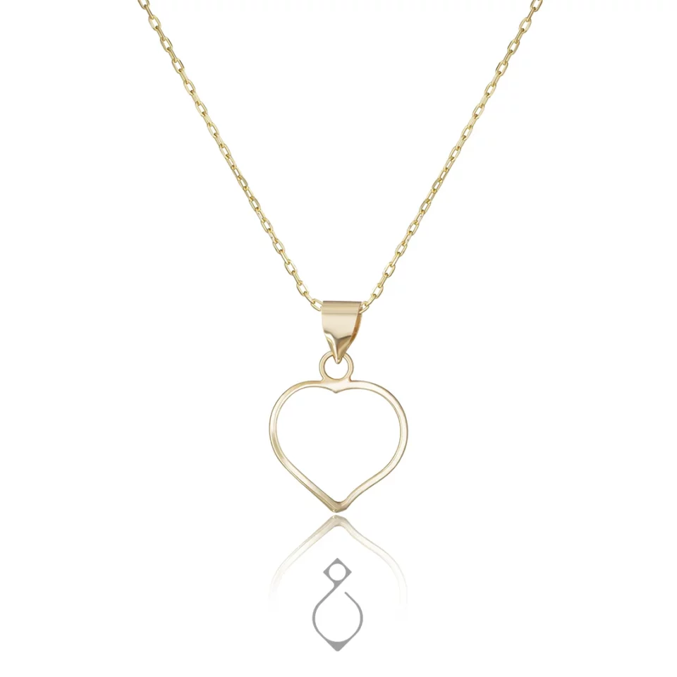 نیم ست طلا پیچ رادو طرح قلب کد 120