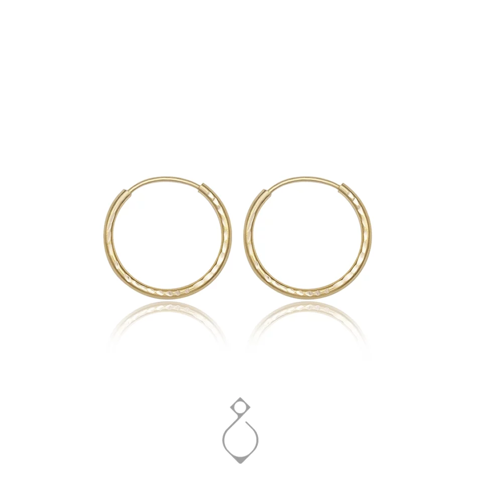 گوشواره تراش حلقه ای طرح تینا کد 131