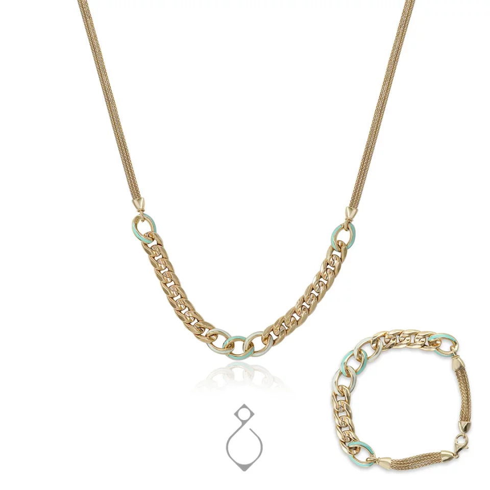 سرویس طلا طرح کارتیر شبرنگ کد 113