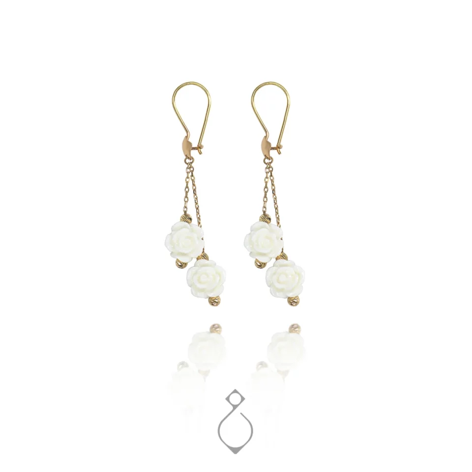 سرویس طلا مرواریدی ظریف کد 112