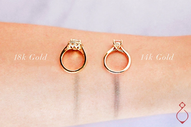 سیاه‌ شدن پوست با طلا 18 عیار و 14 عیار