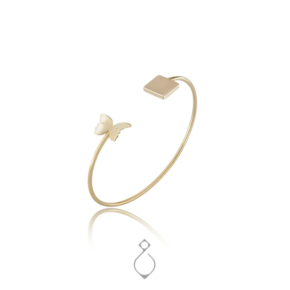 دستبند النگویی طلا طرح سویل کد 122