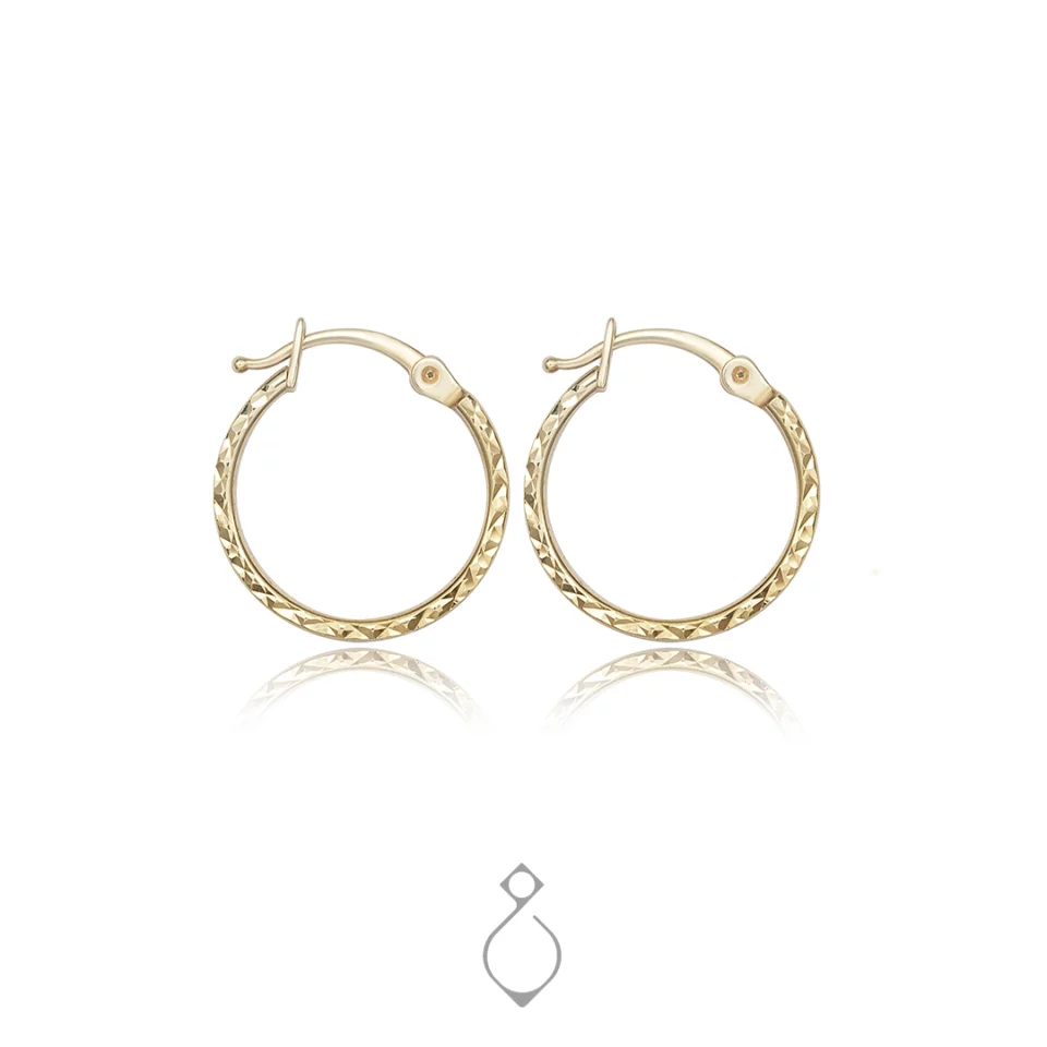 گوشواره امگا حلقه ای طرح سیما کد 124